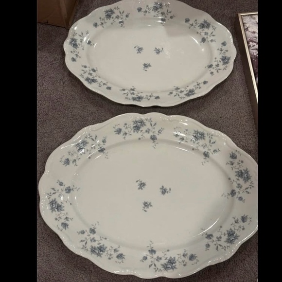 Johann Haviland Other - Set of‎ 2- Johann Haviland “Blue Garden” fine China Platters